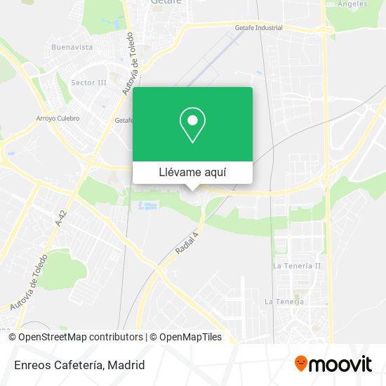 Mapa Enreos Cafetería