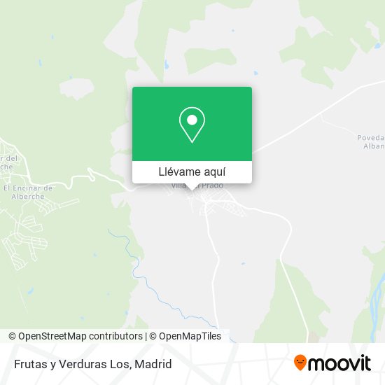 Mapa Frutas y Verduras Los