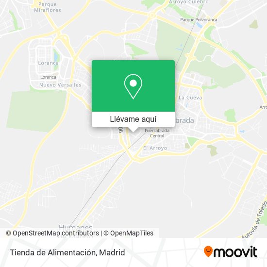 Mapa Tienda de Alimentación