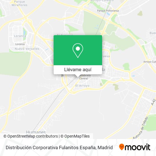 Mapa Distribución Corporativa Fulanitos España