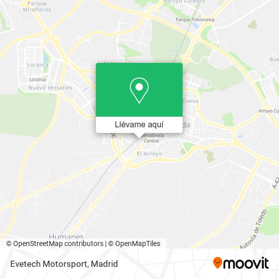 Mapa Evetech Motorsport