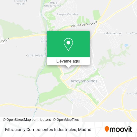 Mapa Filtración y Componentes Industriales