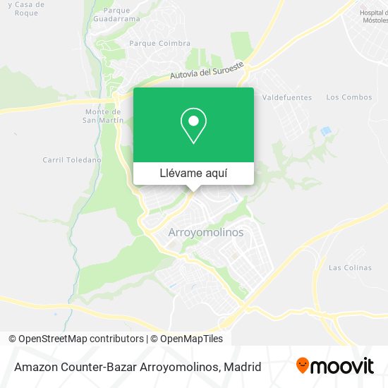 Mapa Amazon Counter-Bazar Arroyomolinos