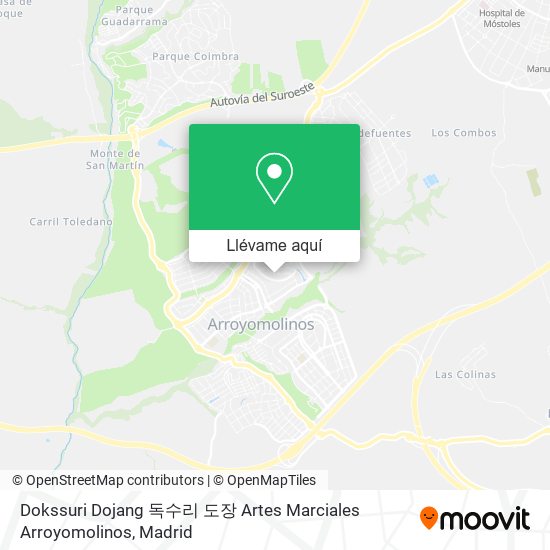 Mapa Dokssuri Dojang 독수리 도장 Artes Marciales Arroyomolinos