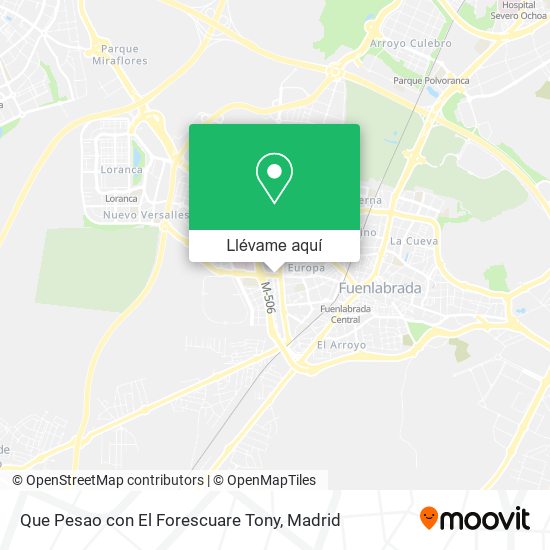 Mapa Que Pesao con El Forescuare Tony