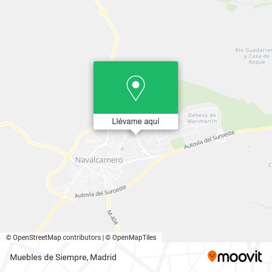 Mapa Muebles de Siempre