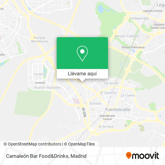 Mapa Camaleón Bar Food&Drinks