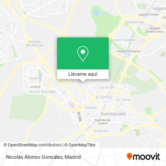 Mapa Nicolás Alonso González