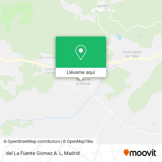 Mapa del La Fuente Gómez A. L