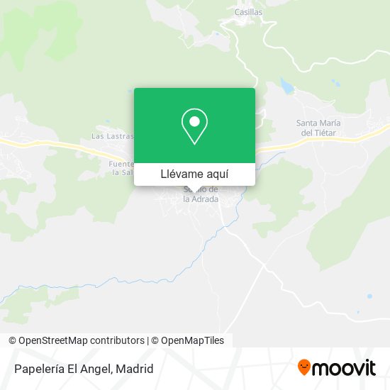 Mapa Papelería El Angel