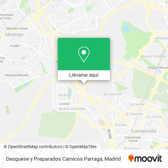 Mapa Desguese y Preparados Cárnicos Parraga