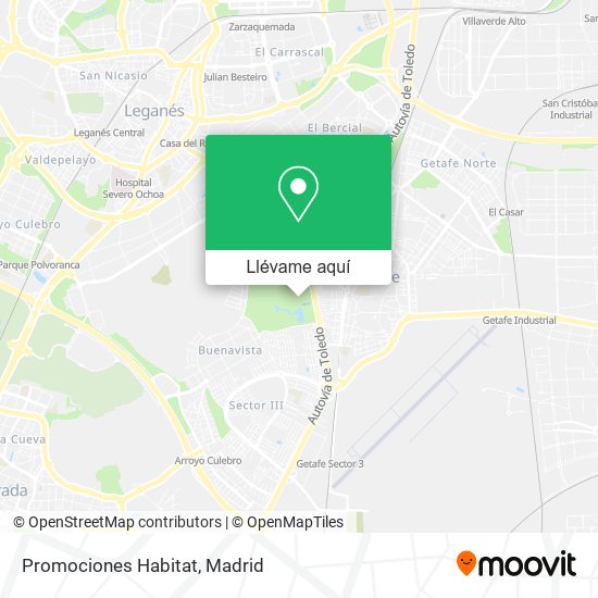 Mapa Promociones Habitat