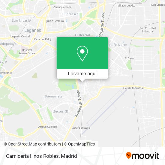 Mapa Carnicería Hnos Robles