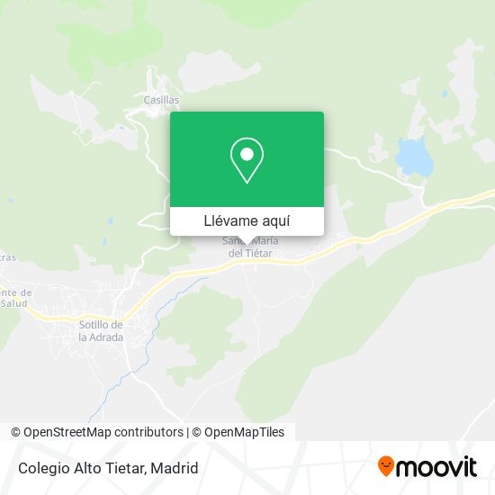 Mapa Colegio Alto Tietar