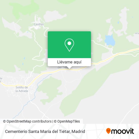 Mapa Cementerio Santa María del Tiétar