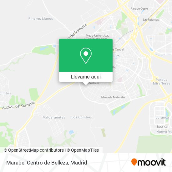 Mapa Marabel Centro de Belleza
