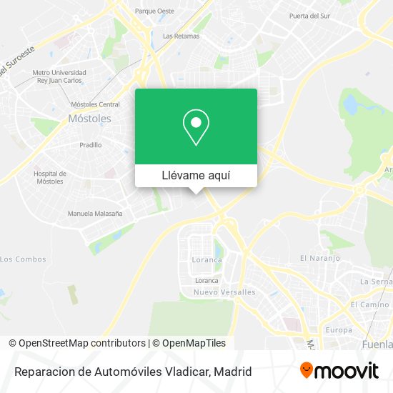 Mapa Reparacion de Automóviles Vladicar