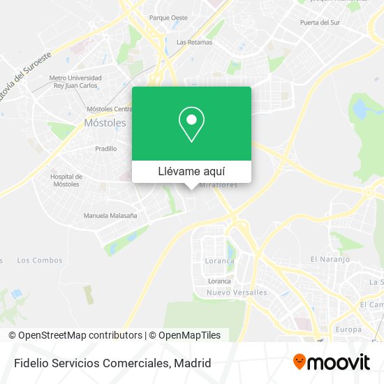 Mapa Fidelio Servicios Comerciales