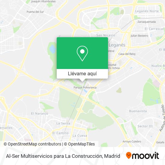 Mapa Al-Ser Multiservicios para La Construcción