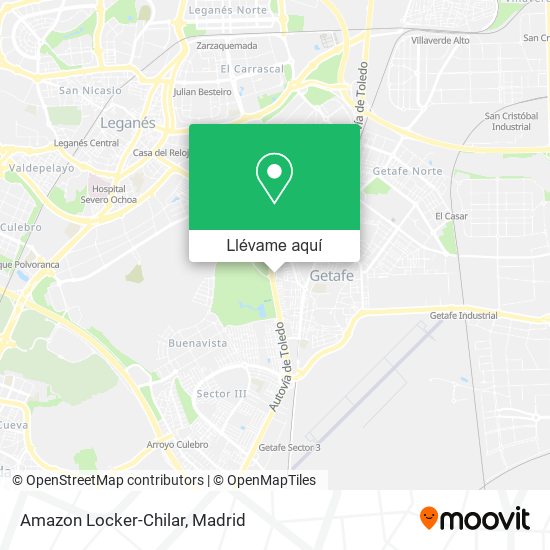 Mapa Amazon Locker-Chilar