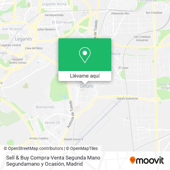 Mapa Sell & Buy Compra-Venta Segunda Mano Segundamano y Ocasión