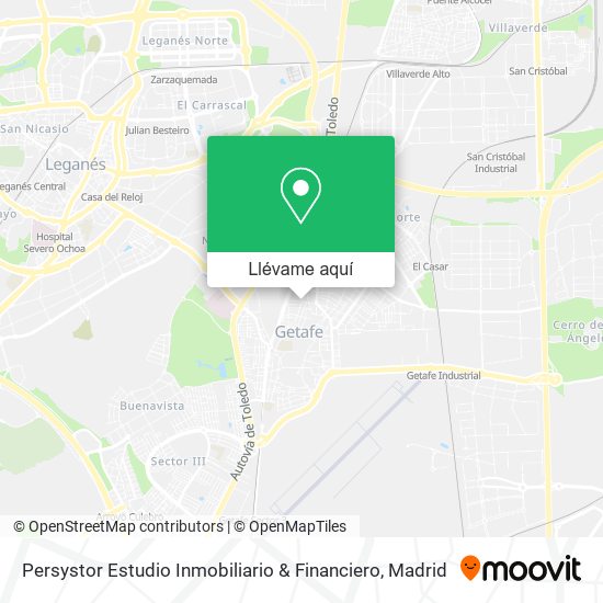 Mapa Persystor Estudio Inmobiliario & Financiero