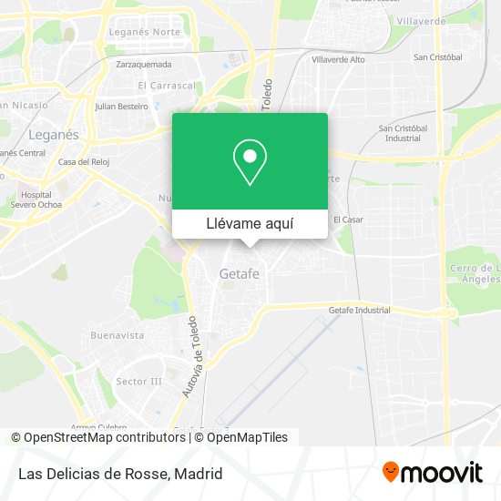 Mapa Las Delicias de Rosse