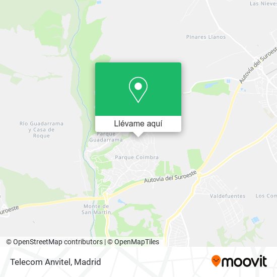 Mapa Telecom Anvitel