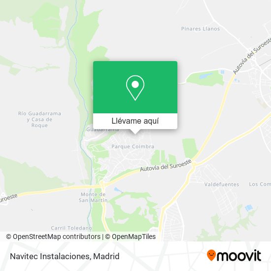 Mapa Navitec Instalaciones