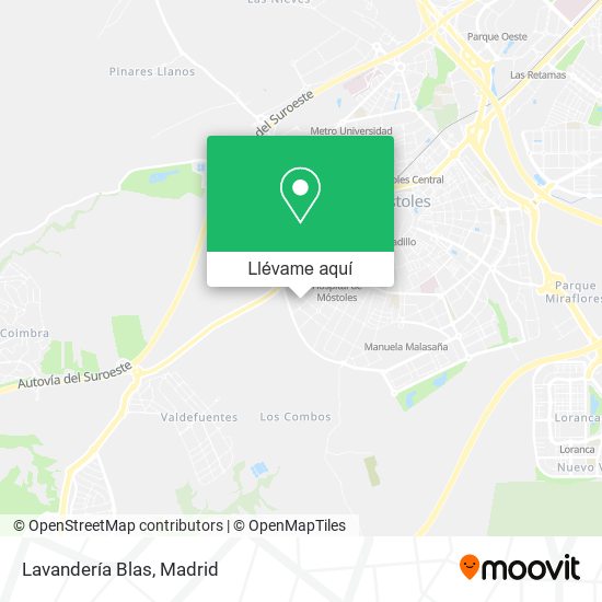 Mapa Lavandería Blas