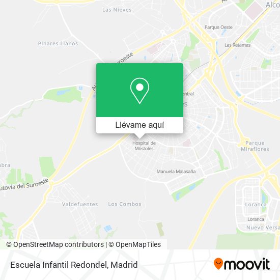 Mapa Escuela Infantil Redondel