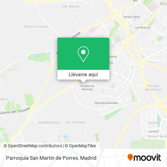 Mapa Parroquia San Martín de Porres