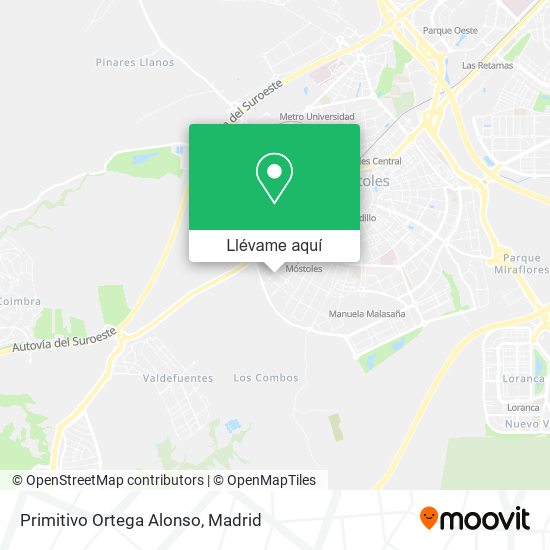 Mapa Primitivo Ortega Alonso