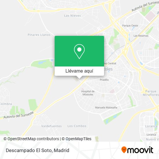 Mapa Descampado El Soto