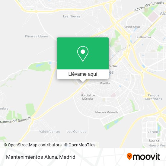 Mapa Mantenimientos Aluna