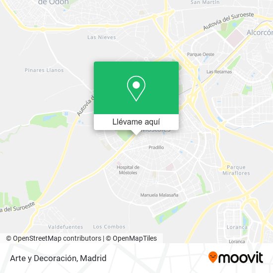Mapa Arte y Decoración