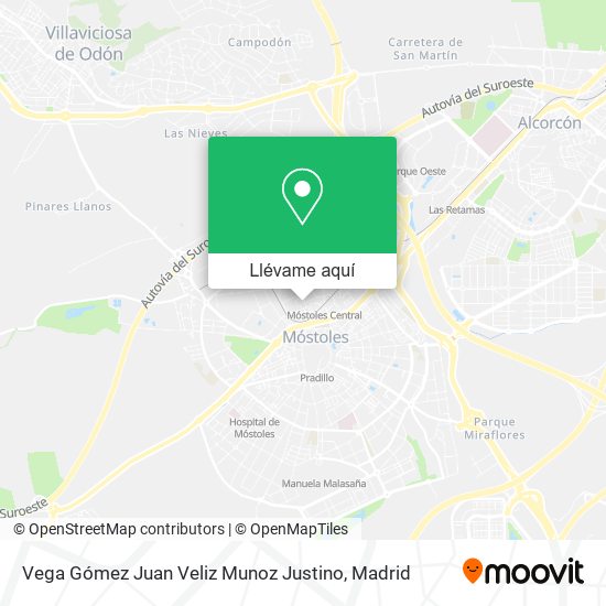 Mapa Vega Gómez Juan Veliz Munoz Justino