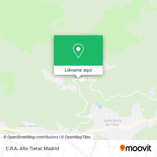 Mapa C.R.A. Alto Tietar