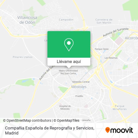 Mapa Compañia Española de Reprografía y Servicios