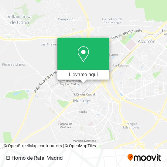 Mapa El Horno de Rafa