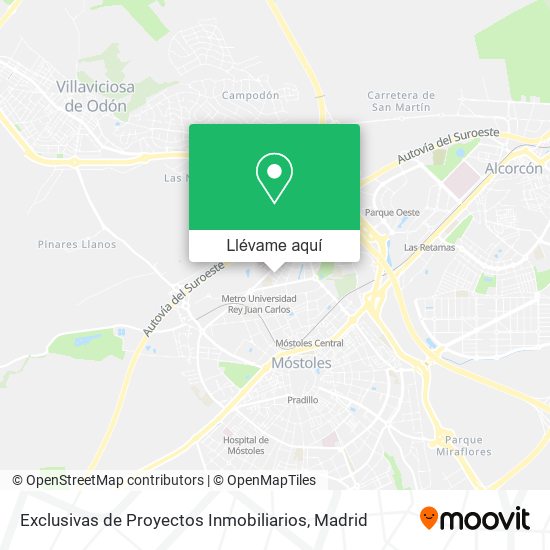 Mapa Exclusivas de Proyectos Inmobiliarios