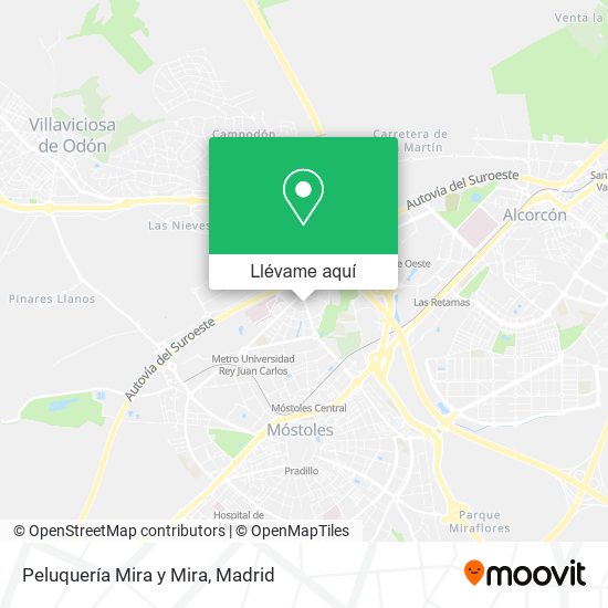 Mapa Peluquería Mira y Mira