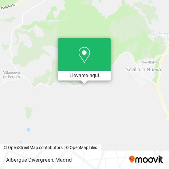 Mapa Albergue Divergreen