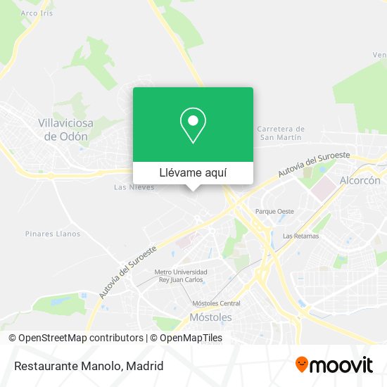 Mapa Restaurante Manolo