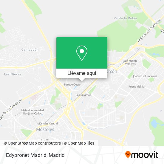 Mapa Edypronet Madrid