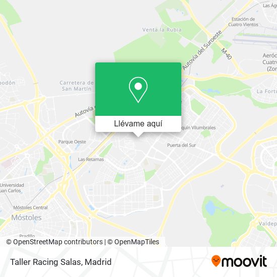 Mapa Taller Racing Salas