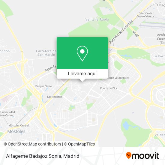 Mapa Alfageme Badajoz Sonia