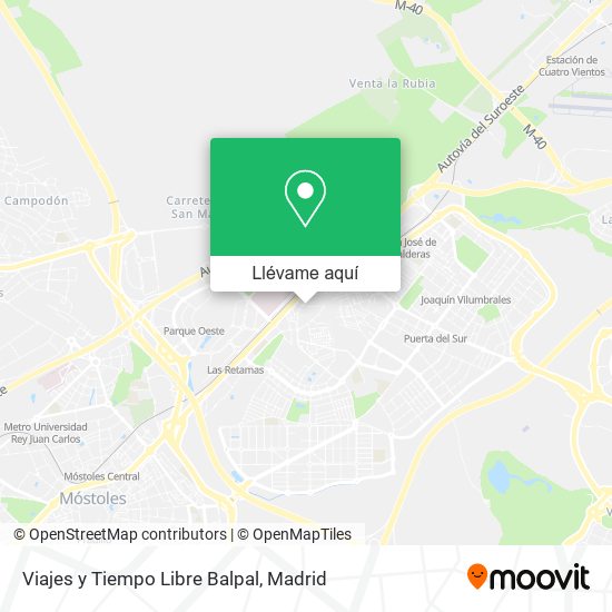 Mapa Viajes y Tiempo Libre Balpal