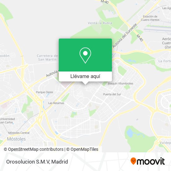 Mapa Orosolucion S.M.V