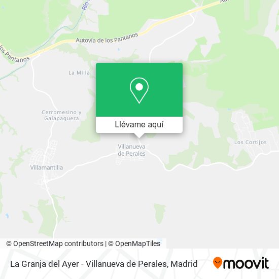 Mapa La Granja del Ayer - Villanueva de Perales